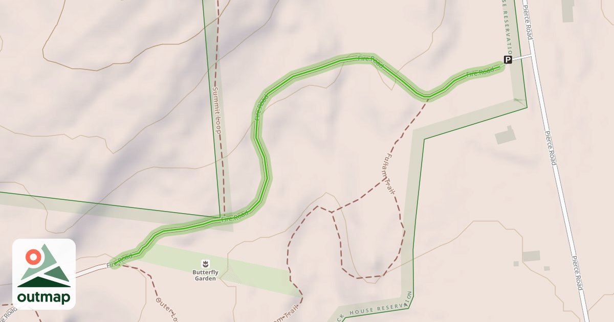 Map of Fire Road
