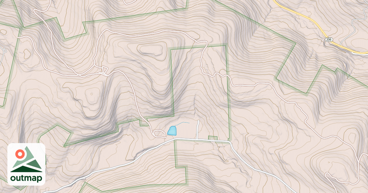 Map of Hog Hollow Trail