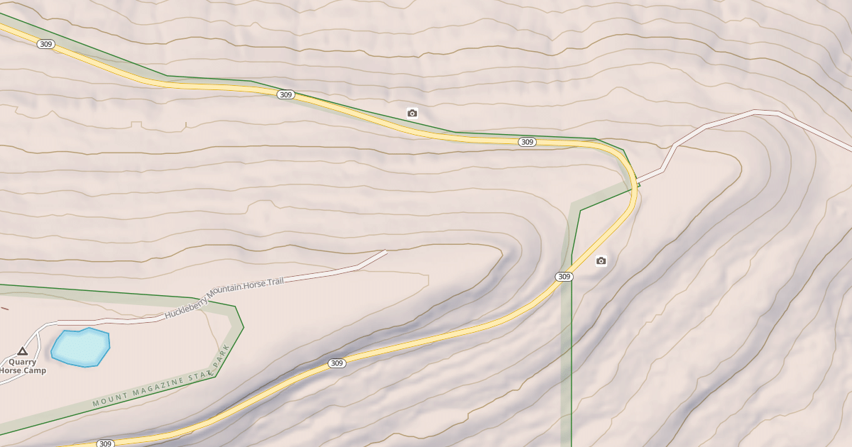 Map preview of Huckleberry Mtn Horse Trail