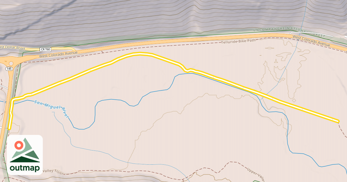 Map of Valley Floor