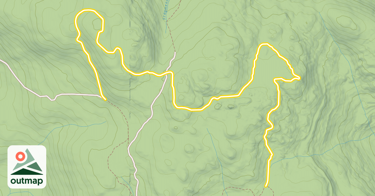 Map of Burn Perimeter Trail