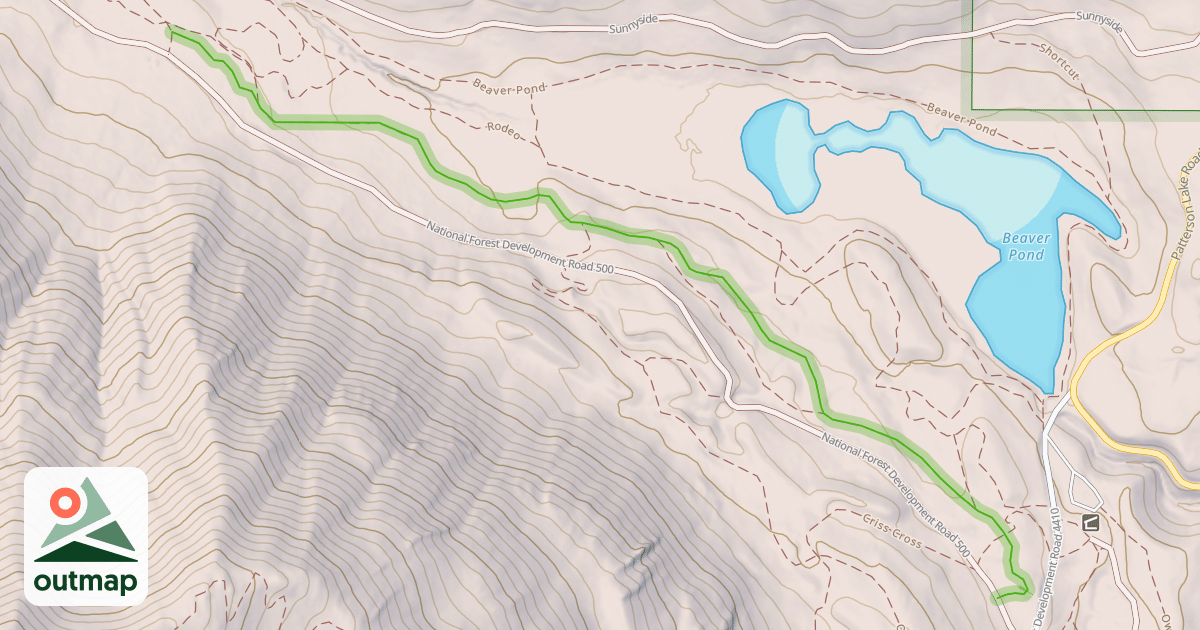 Map of Yellow Jacket