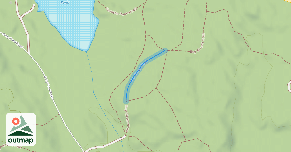 Map of Bay Circuit Trail