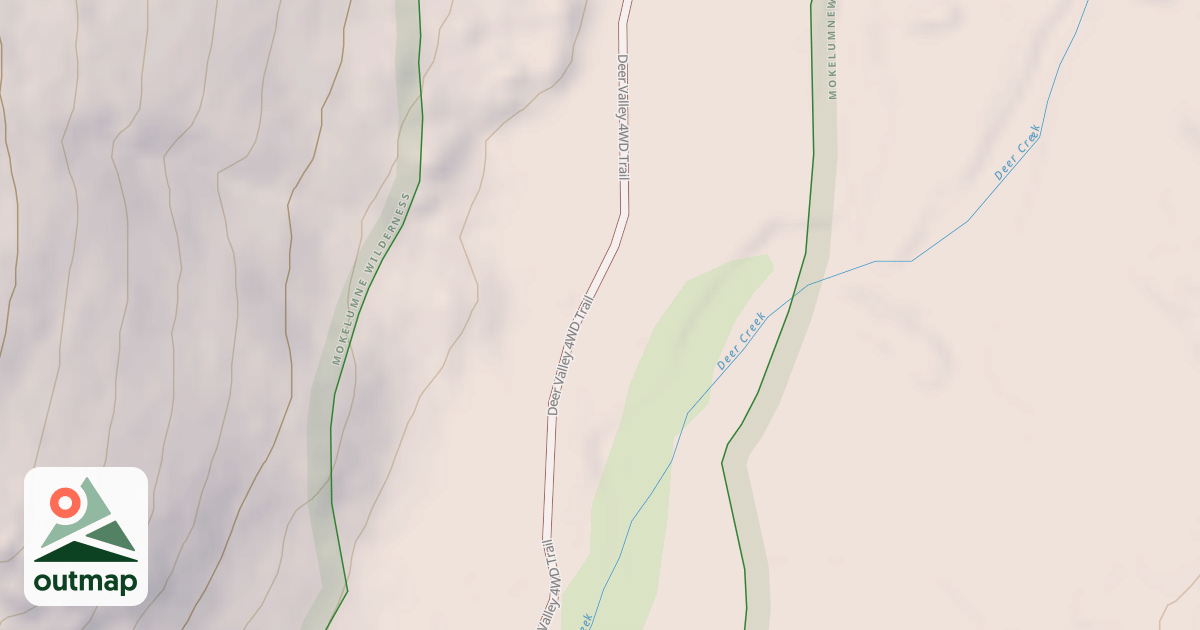 Map of DEER VALLEY SOUTH 4WD