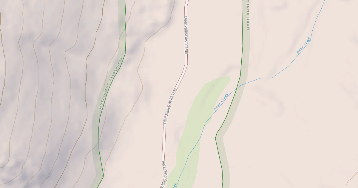 Map preview of DEER VALLEY SOUTH 4WD
