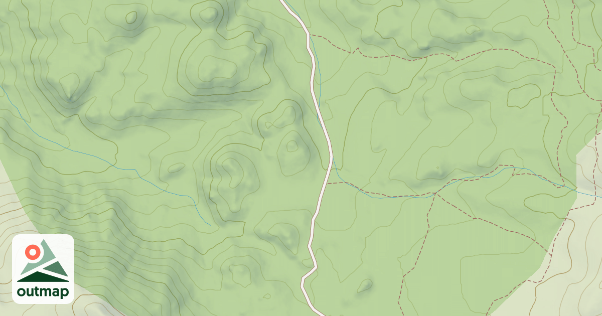 Map of Carls  Loop Single Track