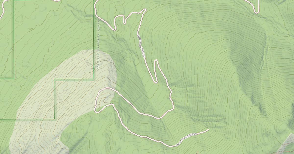 Map preview of USFS Motor Vehicle Use Map Roads {228D4011-CA73-40CF-B0AE-CD841392B4B6}