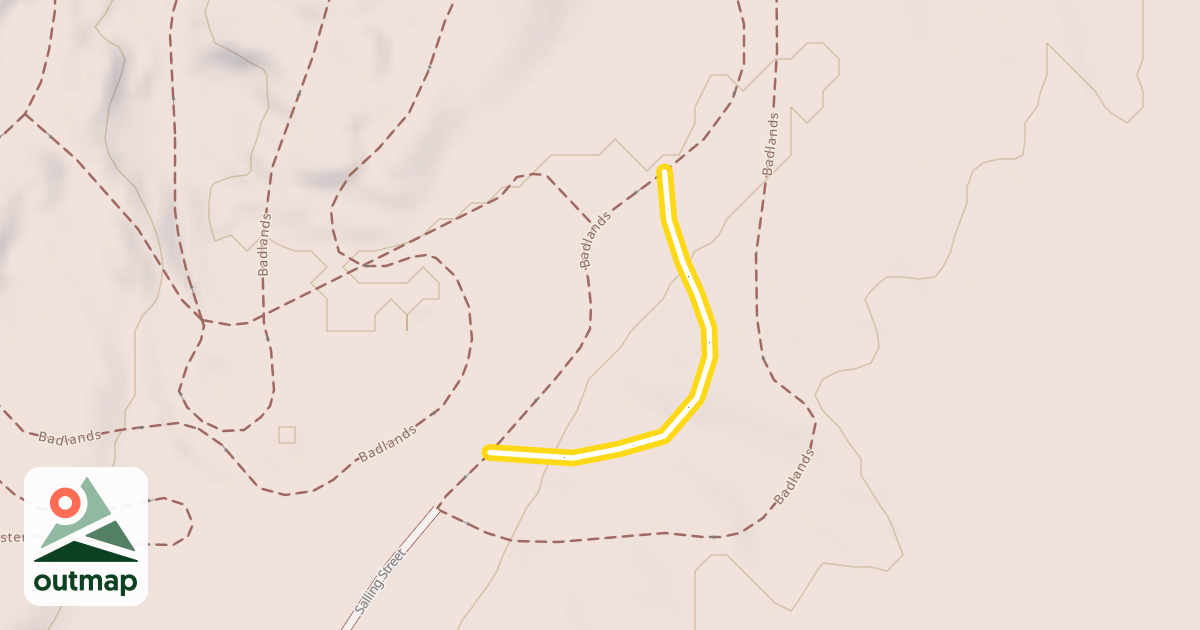 Map of Badlands Long