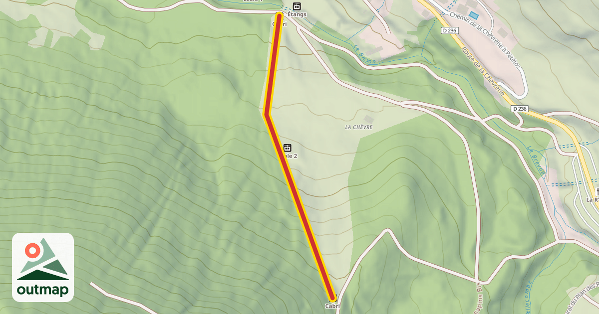 Map of Cabri