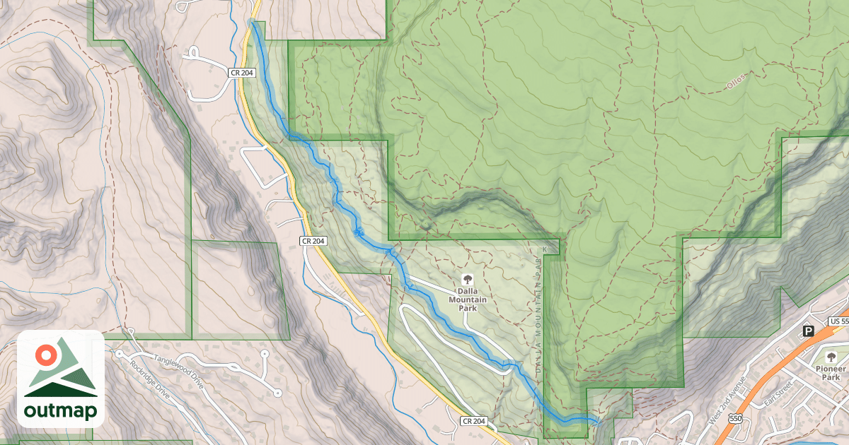Map of Junction Trail