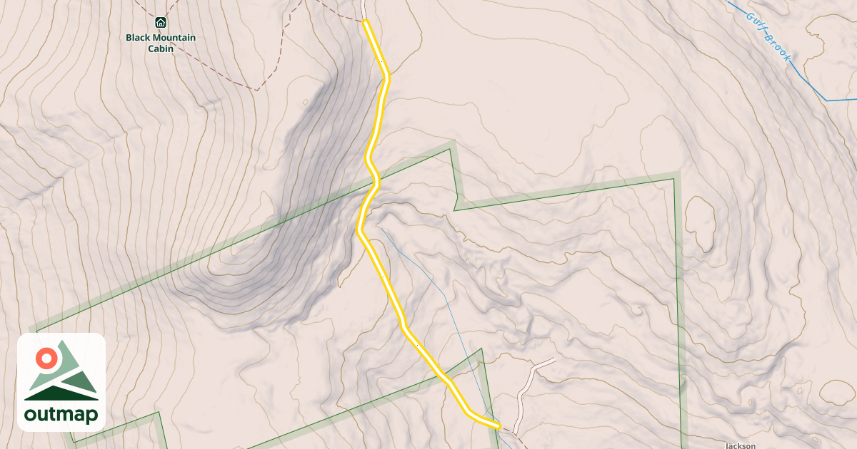 Map of East Pasture Trail