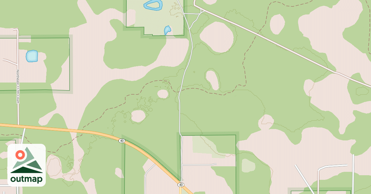 Map of 125 NE TERRACE ROAD