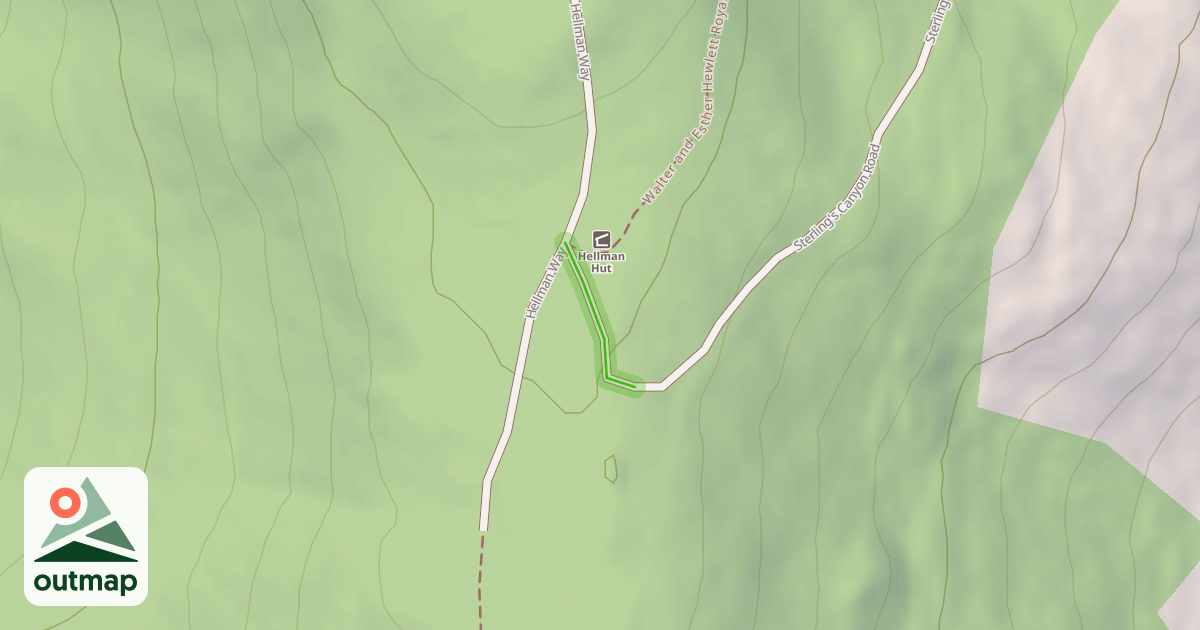 Map of Sterlings Canyon StC3
