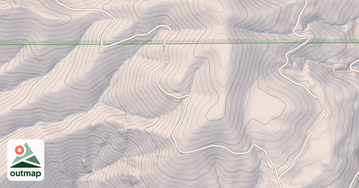 Map of CLEAR GULCH