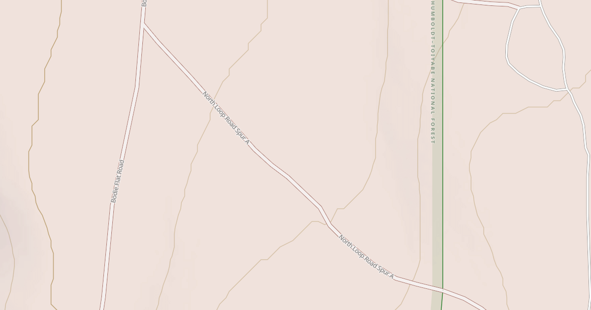 Map preview of NORTH LOOP ROAD SPUR A