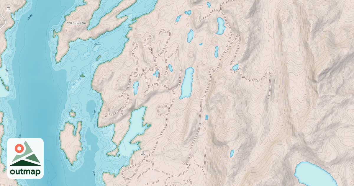 Map of COON COVE ROAD