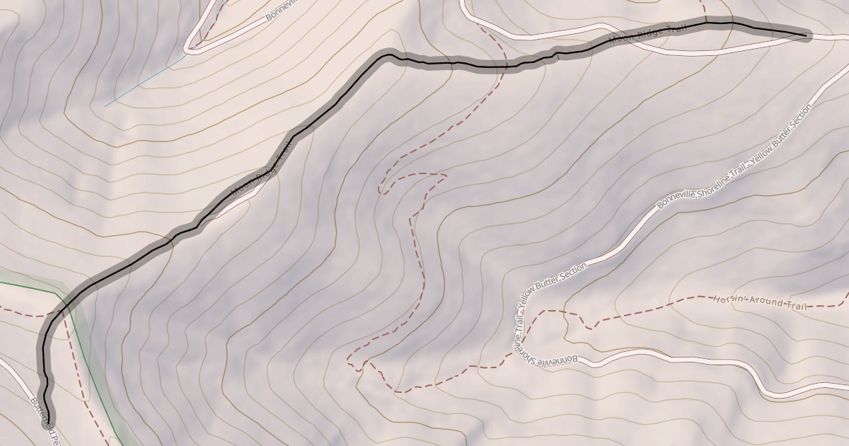 Map preview of Moon Ridge Trail