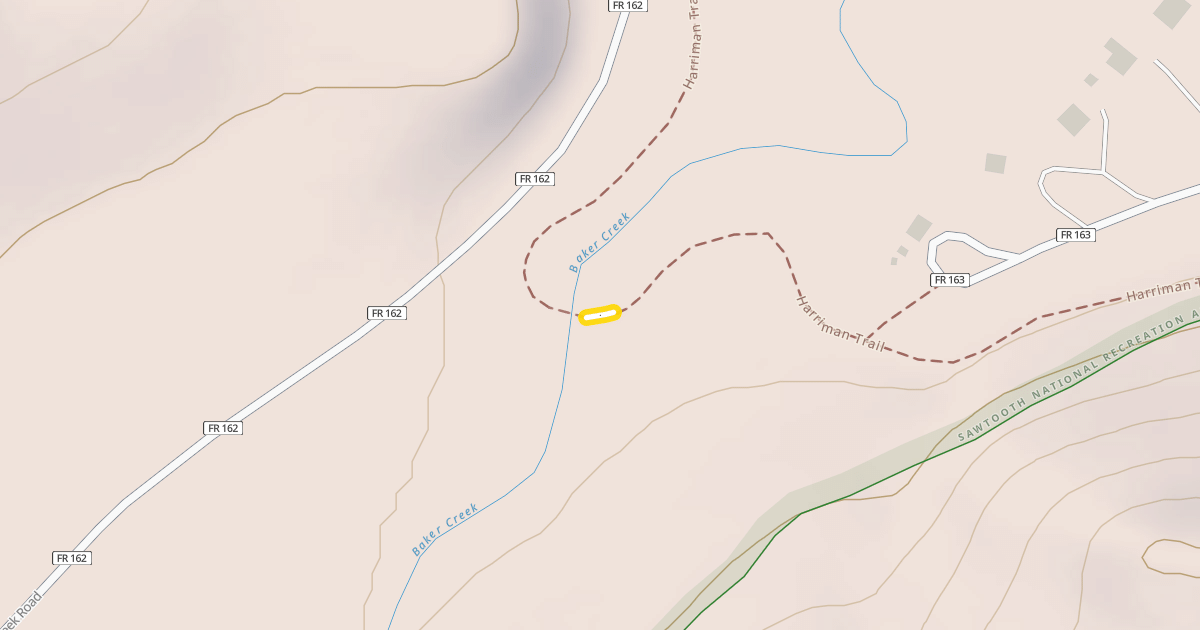 Map preview of Harriman Trail