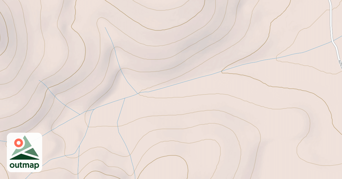 Map of HULBERT SPUR A