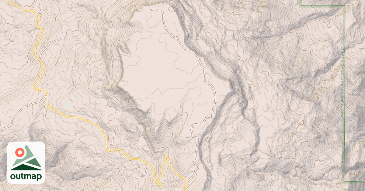 Map of BURRO MTN