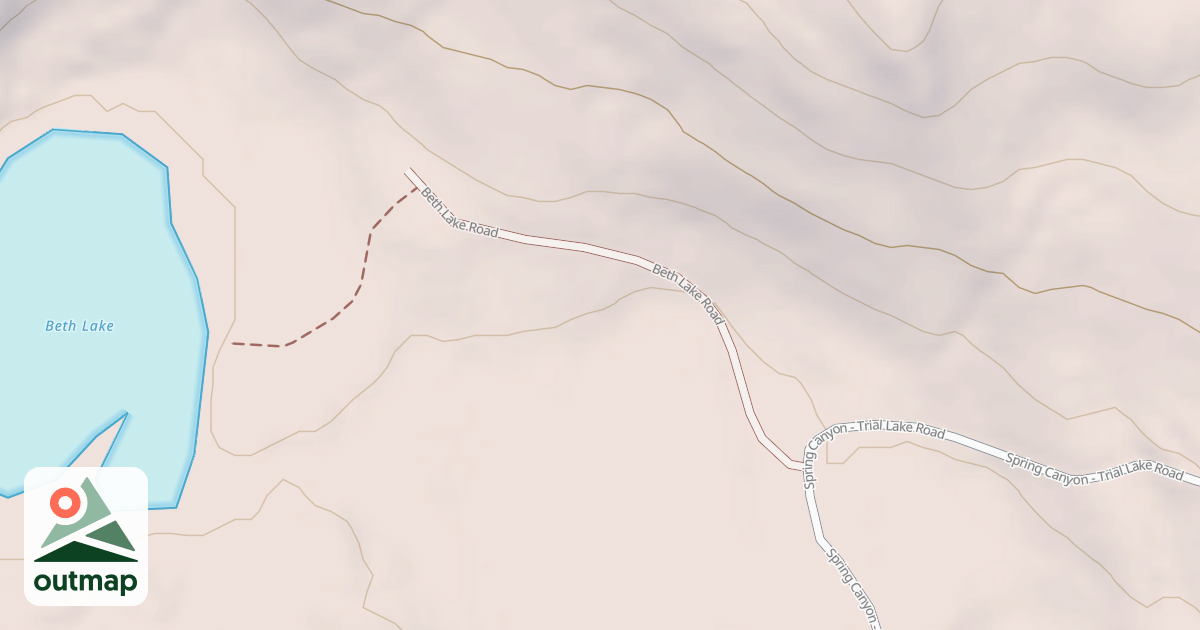 Map of BETH LAKE