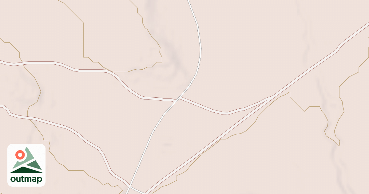 Map of Hackberry Trail System - Outer Loop Trail