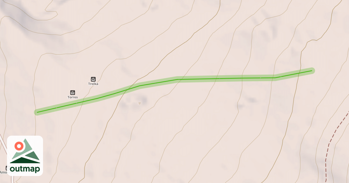 Map of Les Casses