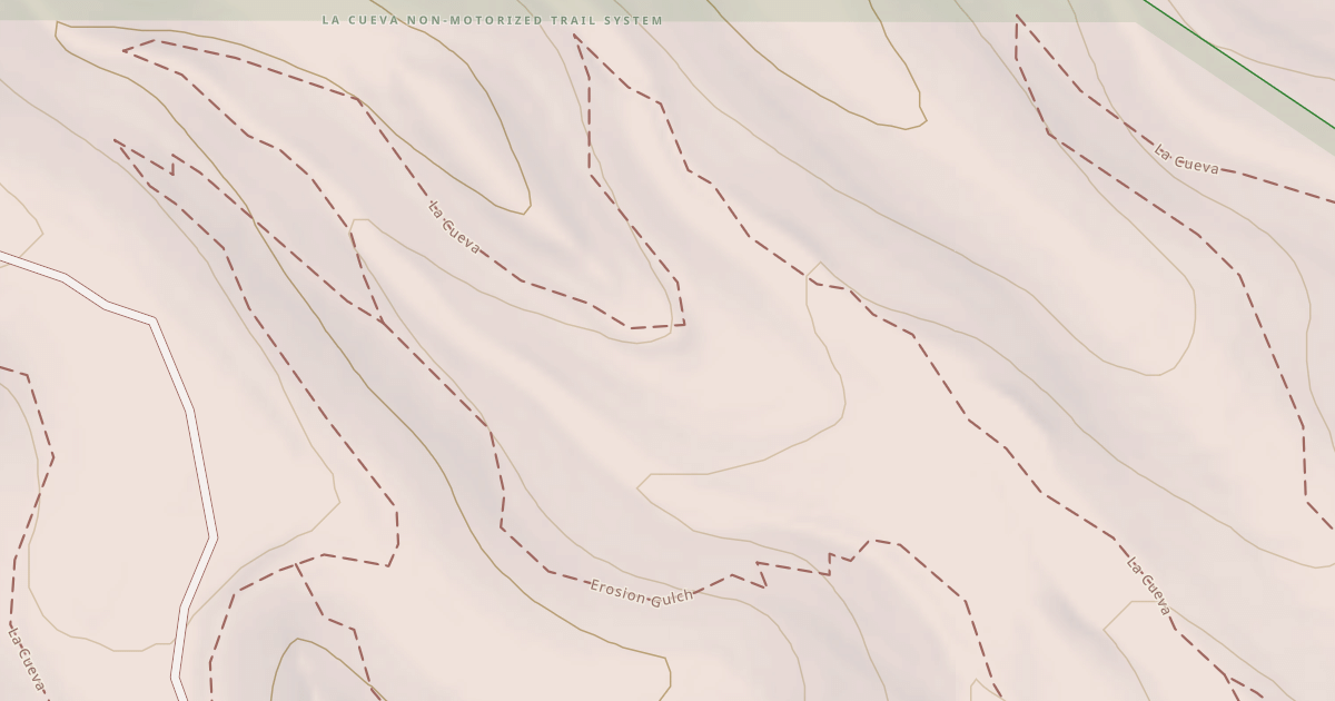 Map preview of Hackberry Trail System - La Cueva