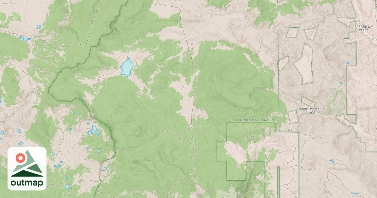 Map of USFS Motor Vehicle Use Map Trails 5264