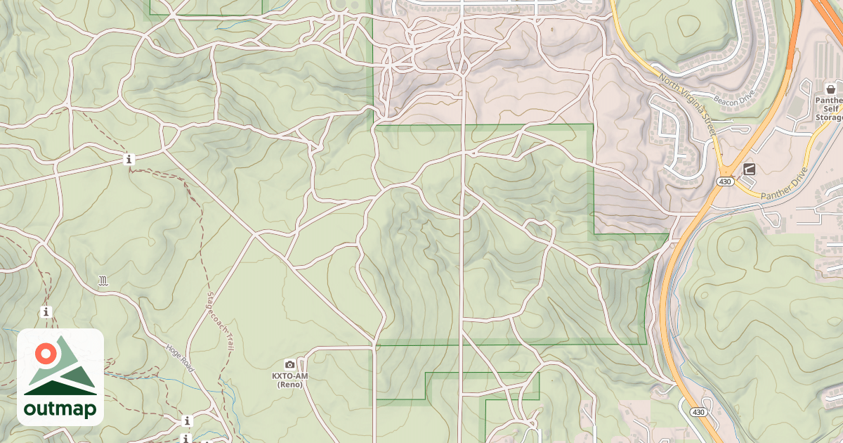 Map of Powerline Trail
