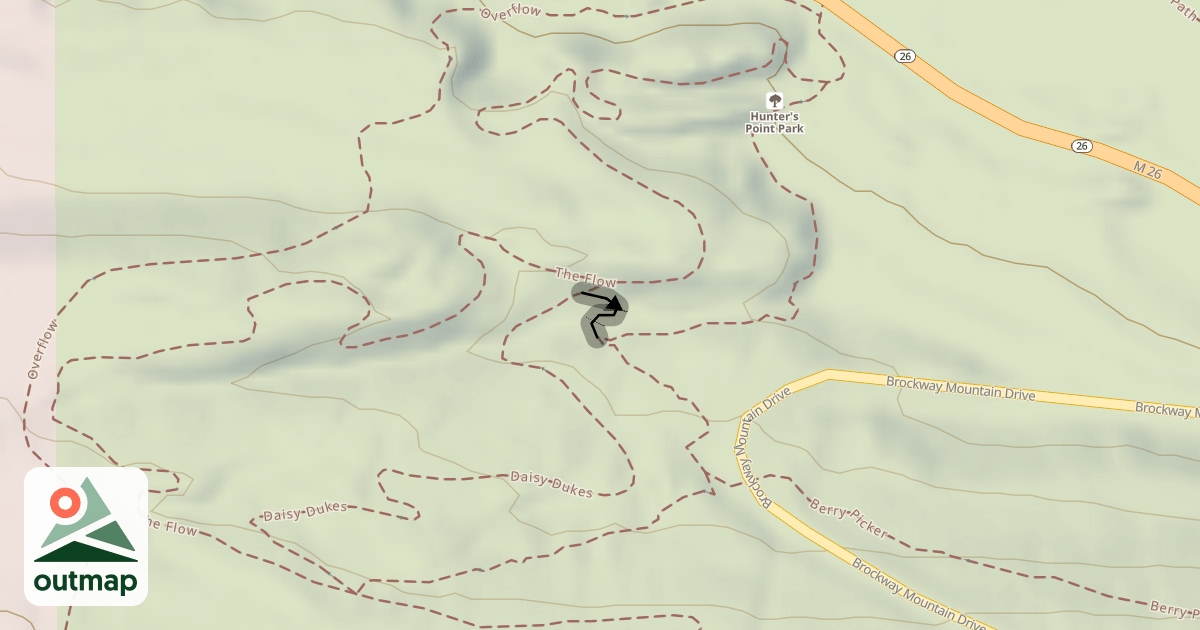 Map of Berry Picker - Lower Daisy Spur