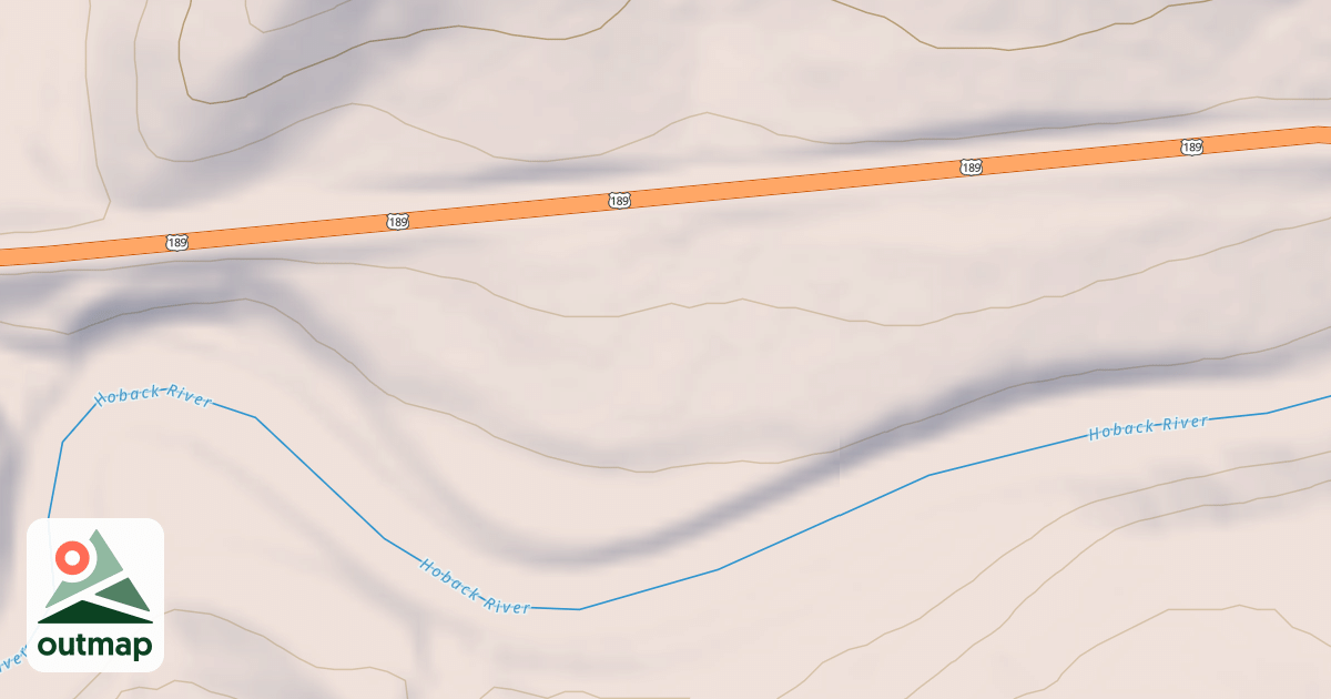 Map of LIME CREEK EAST