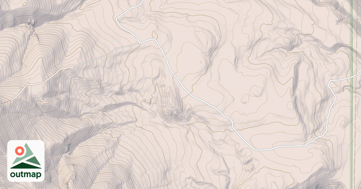 Map of DIAMOND PEAK