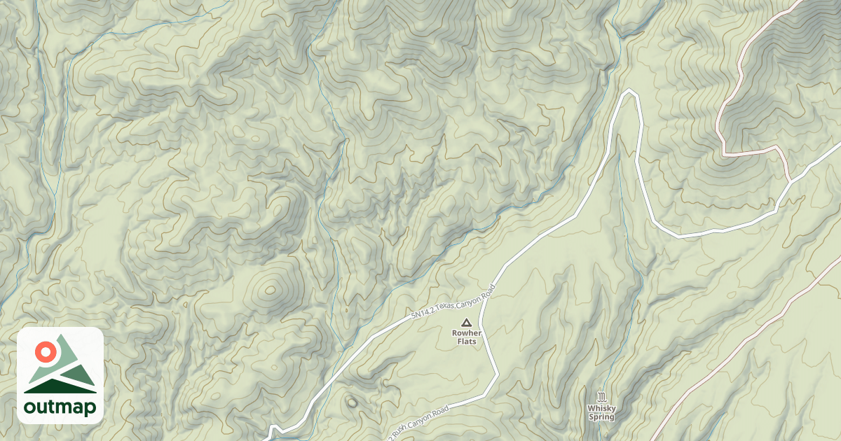 Map of Flat Ohv Trail