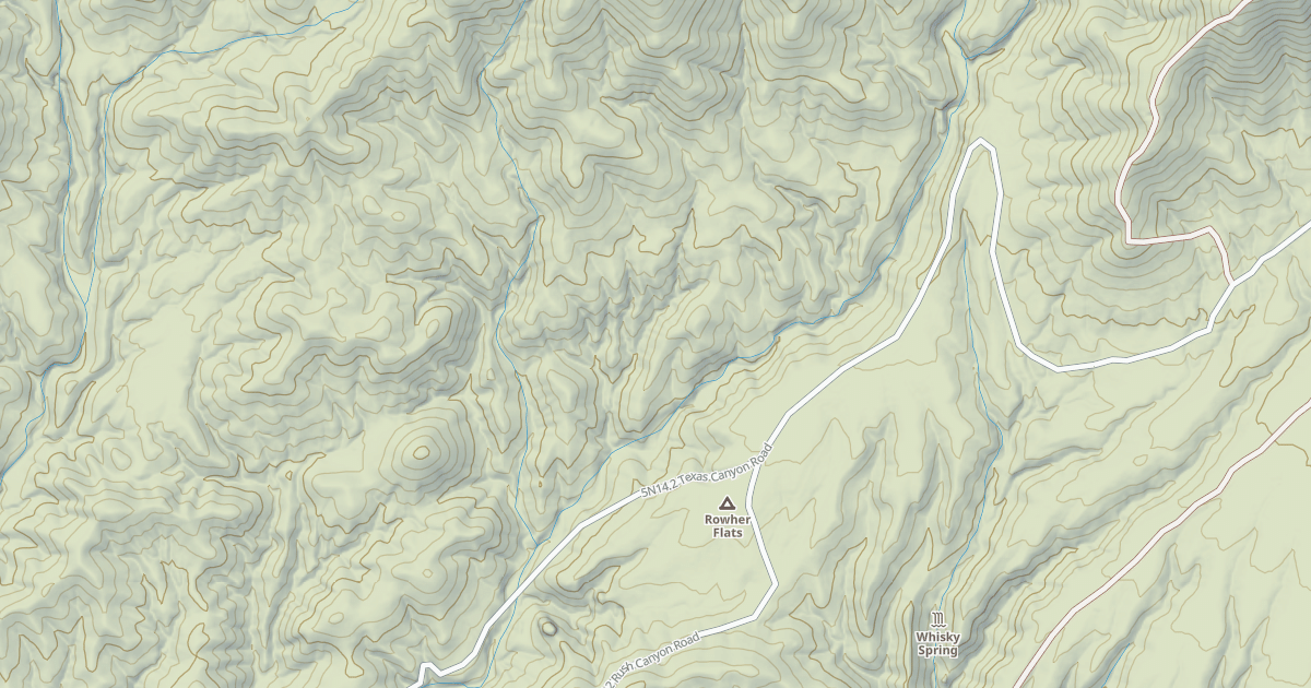 Map preview of Flat Ohv Trail
