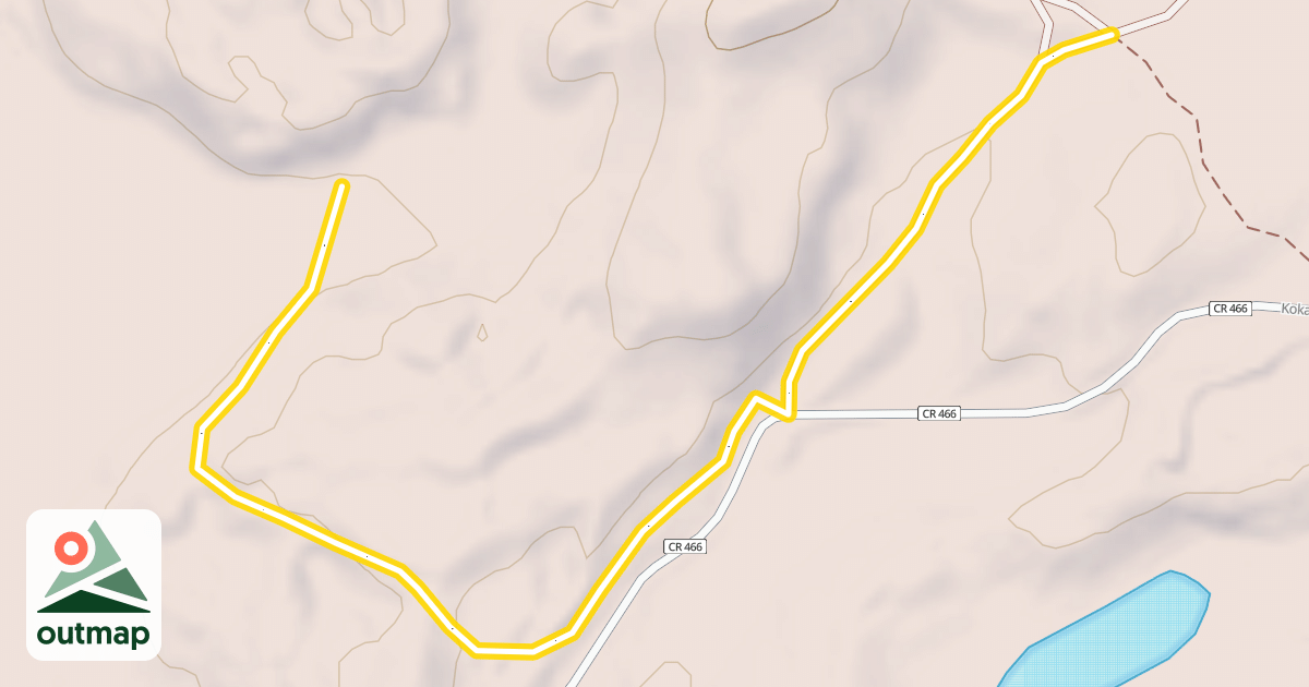 Map of Reed's Run