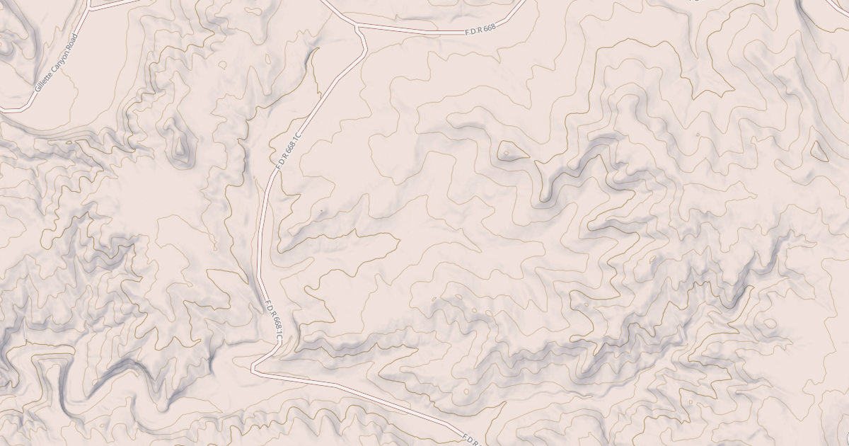 Map preview of HAY DRAW FORKS