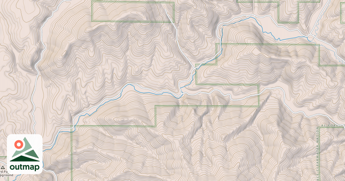 Map of PALOUSE RIVER EMERALD CR