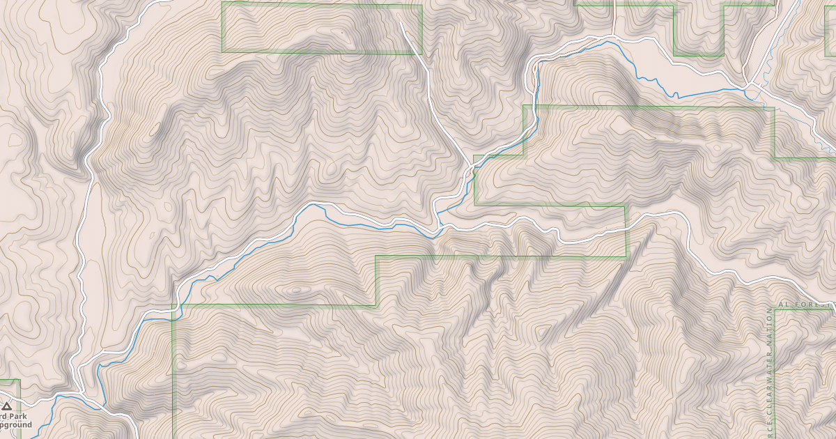 Map preview of PALOUSE RIVER EMERALD CR
