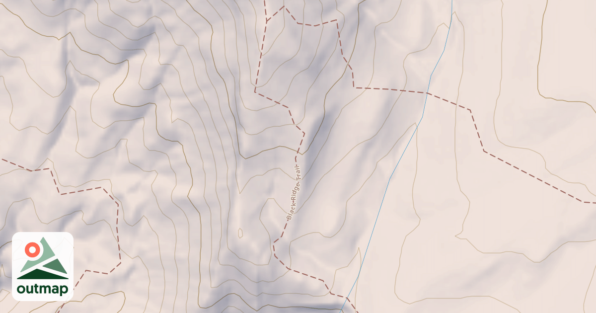 Map of Black Ridge Trail