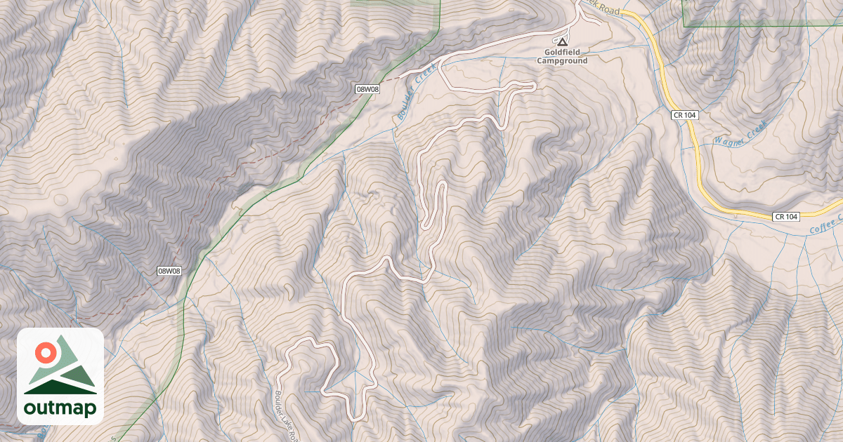 Map of BOULDER LAKE