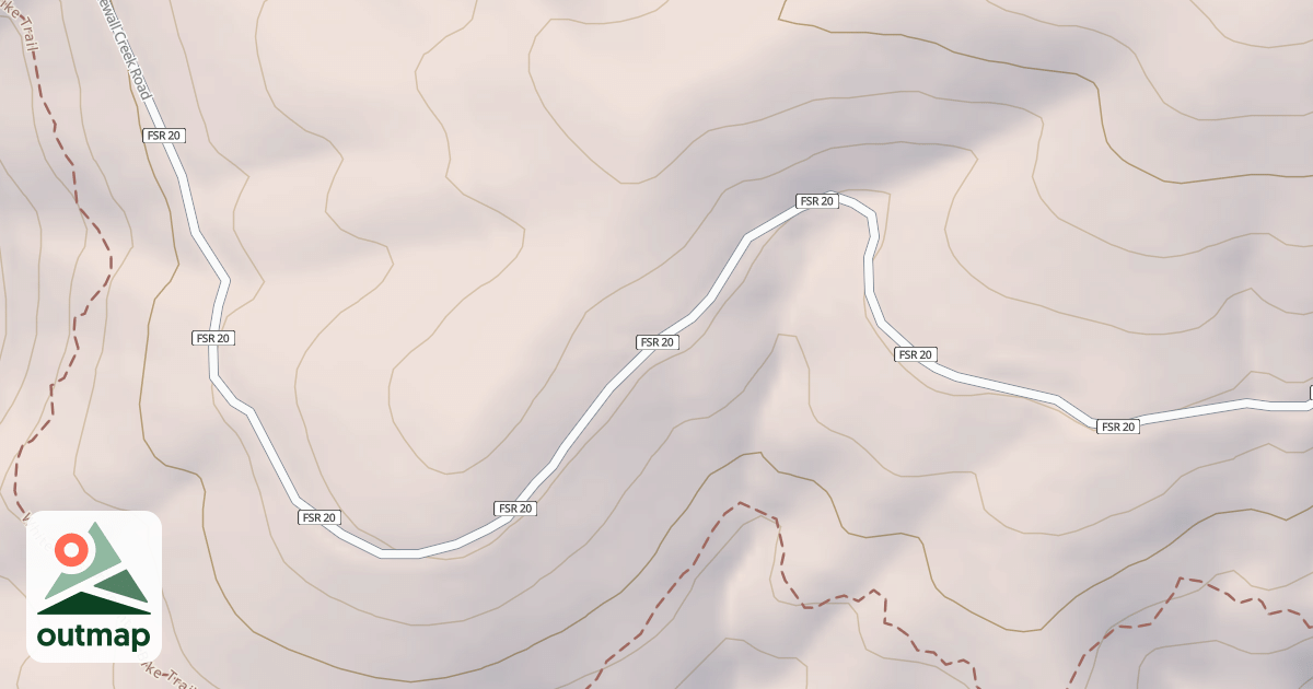 Map of STONEWALL CREEK