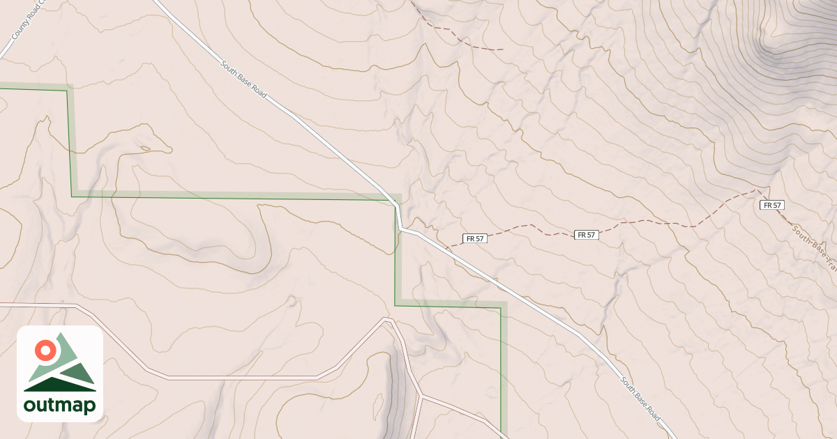 Map of SOUTH BASE