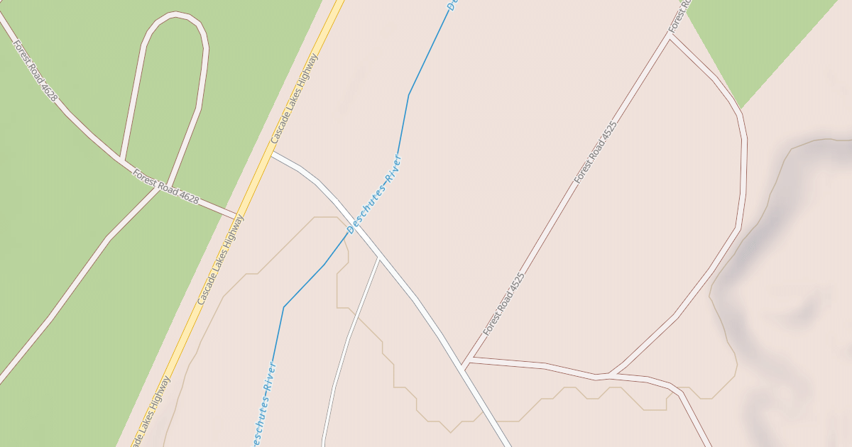 Map preview of DESCHUTES BRIDGE GUARD STATION