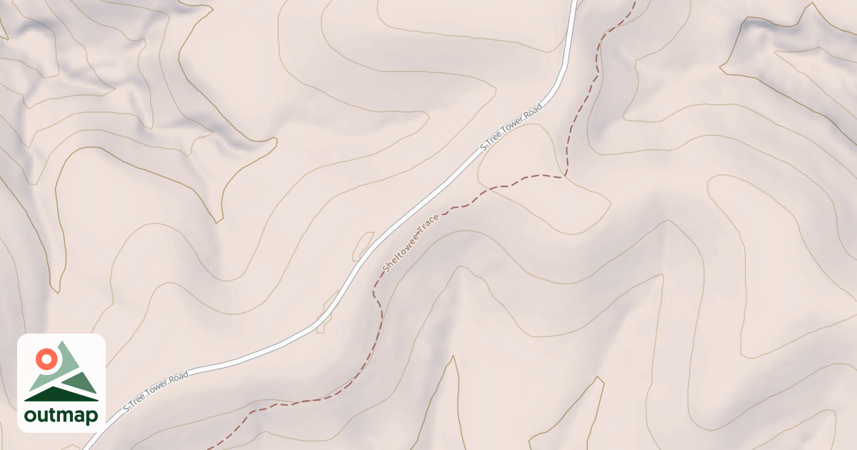 Map of Sheltowee Trace