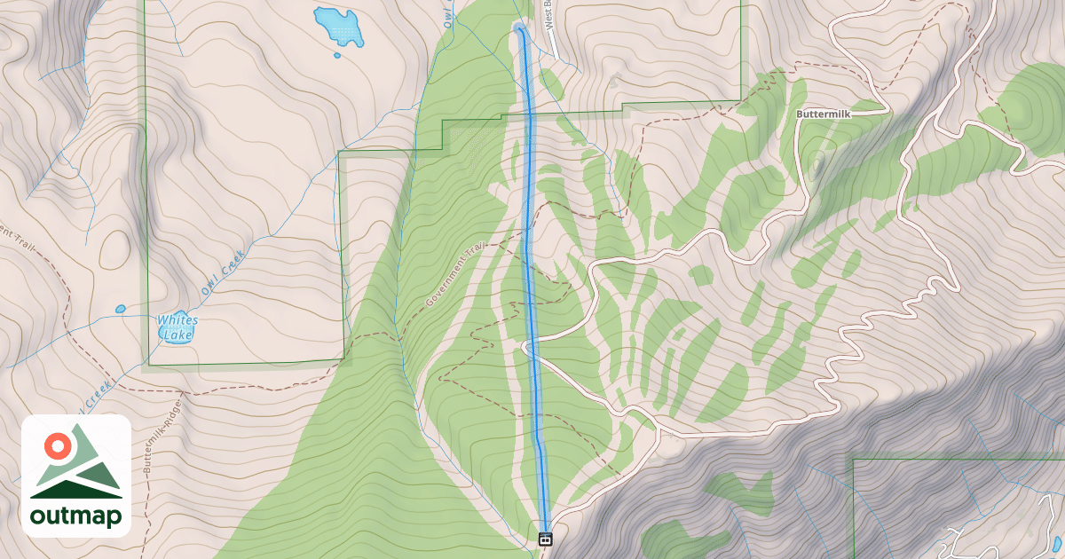 Map of Big Face Hallow
