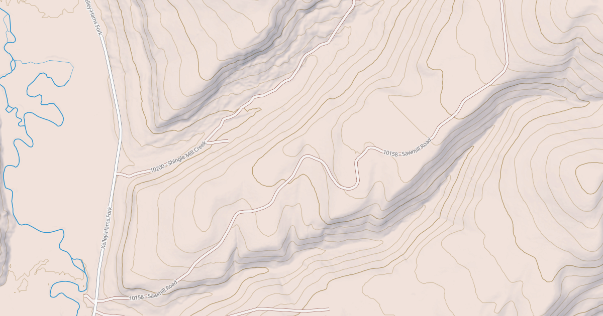 Map preview of SAWMILL ROAD