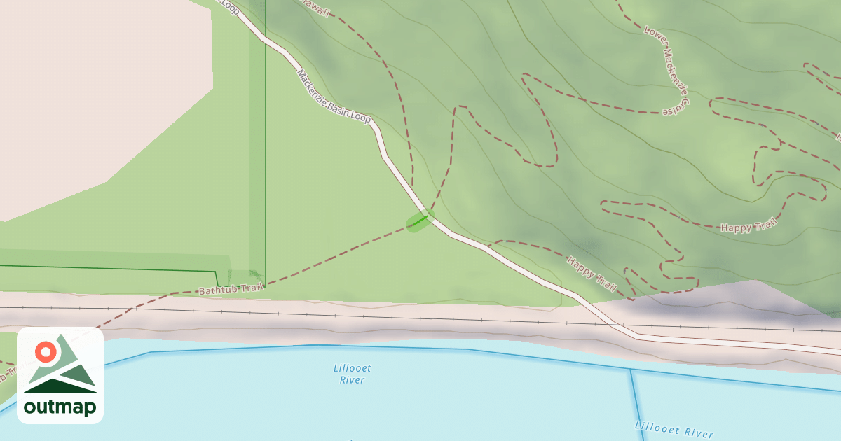 Map of Bathtub Trail