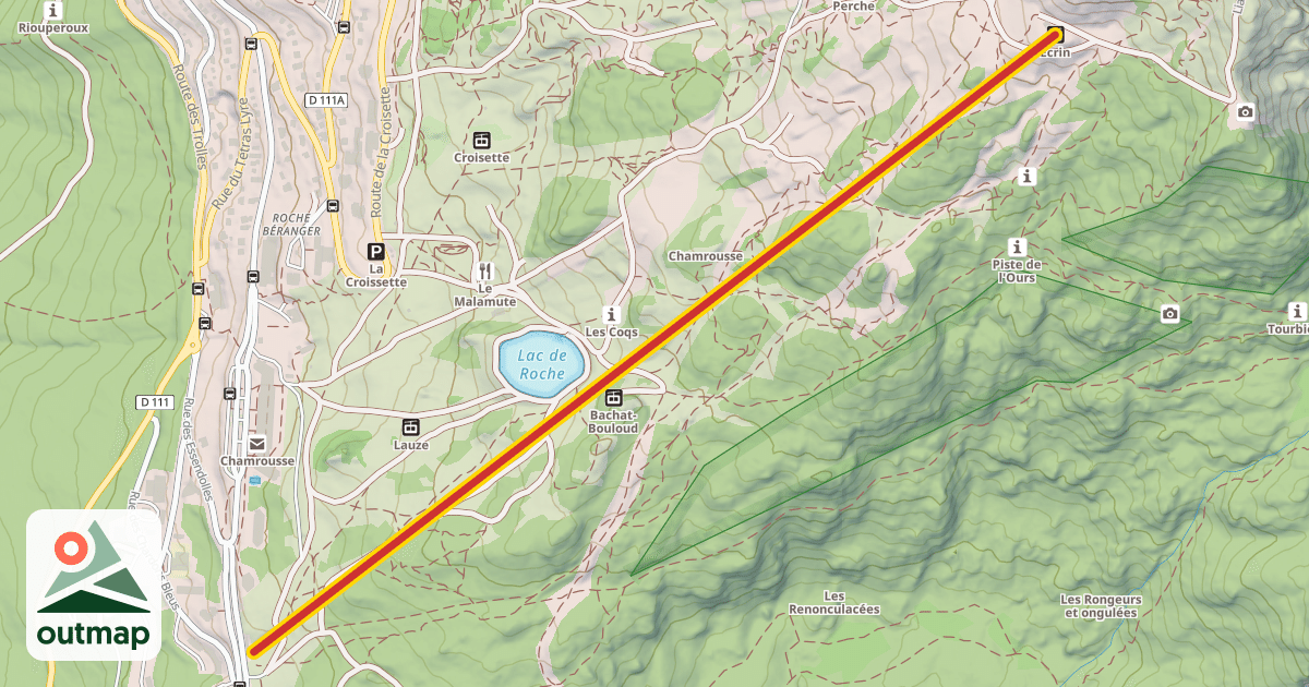 Map of Écrin