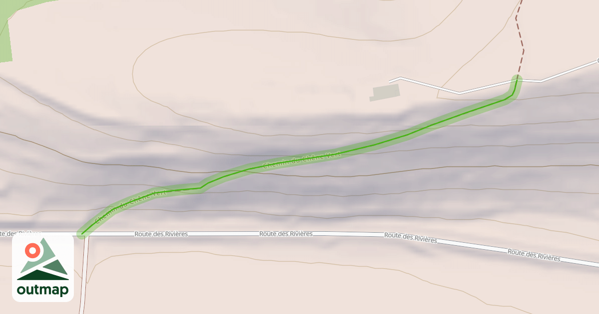 Map of Chemin du Chêne Vert